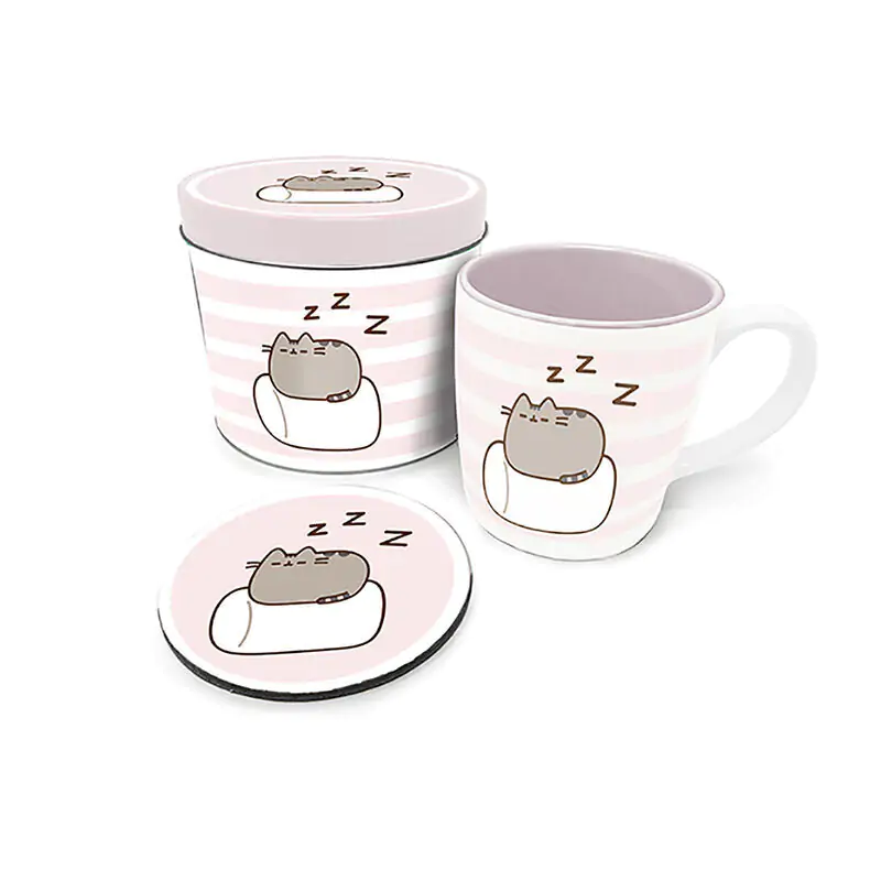 Pusheen Gift cană + suport pahar poza produsului