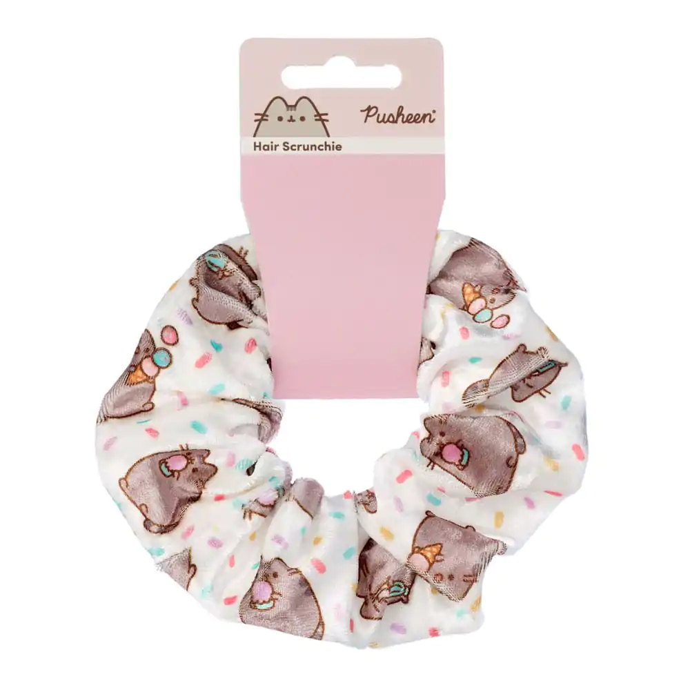 Pusheen Hair Scrunchie Albă Înghețată poza produsului