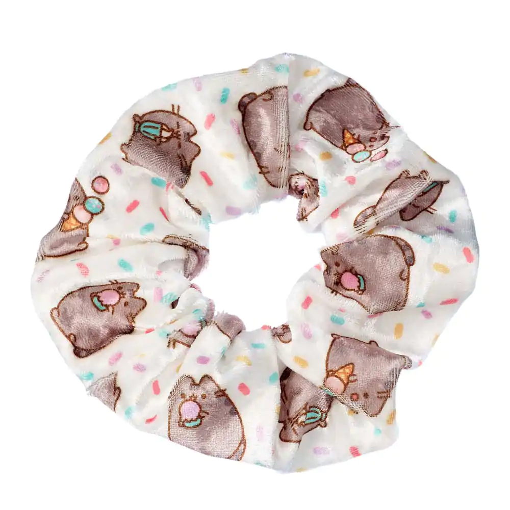 Pusheen Hair Scrunchie Albă Înghețată poza produsului