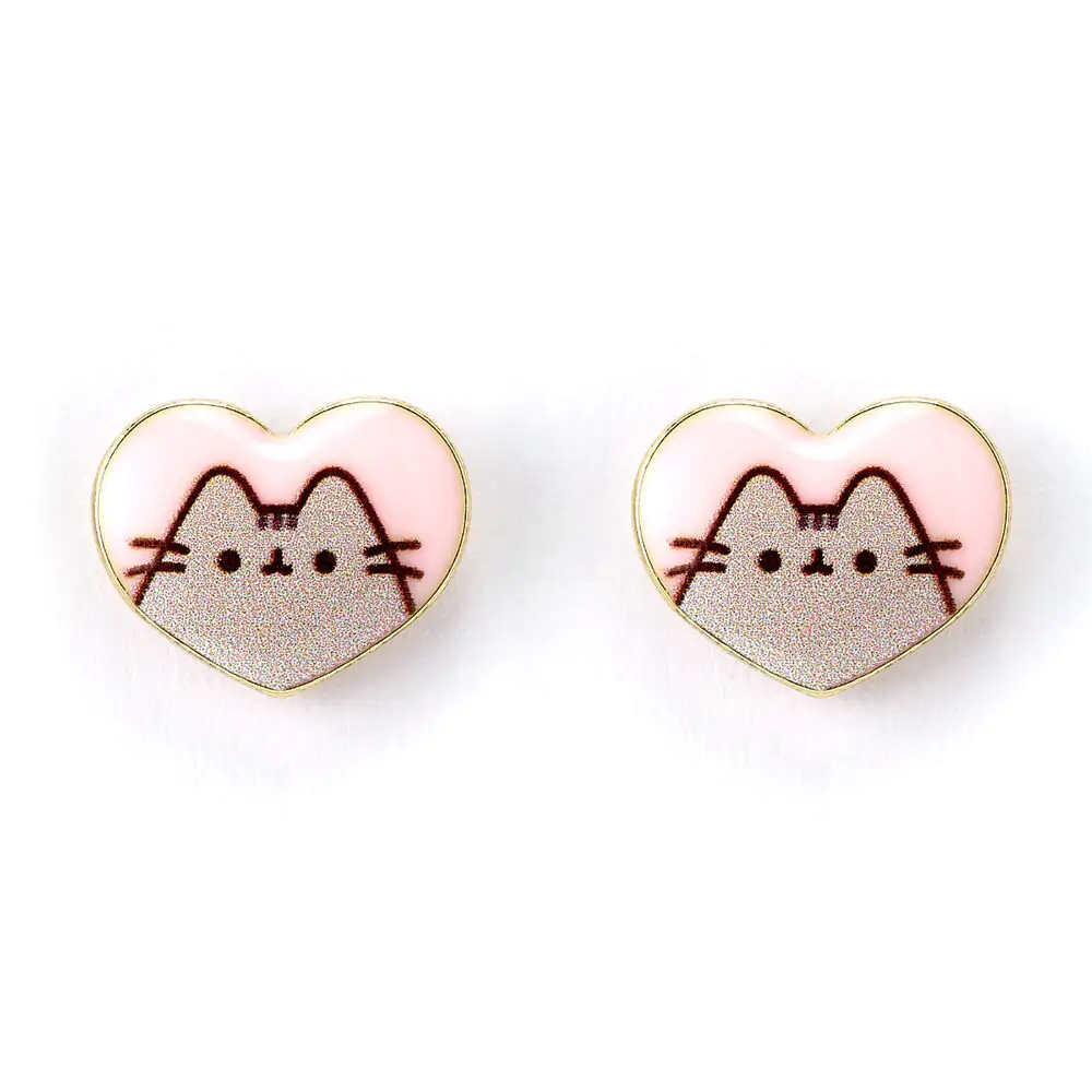 Cercei Pusheen Heart poza produsului