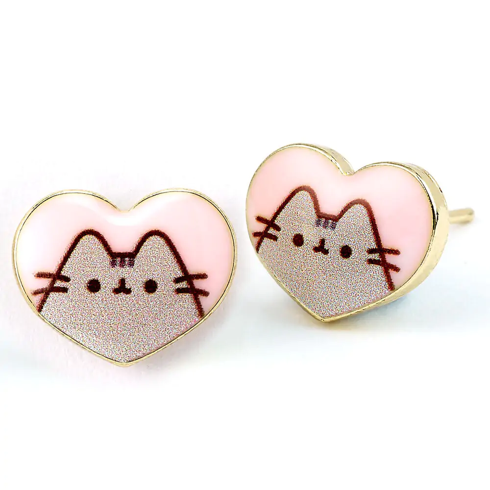 Cercei Pusheen Heart poza produsului