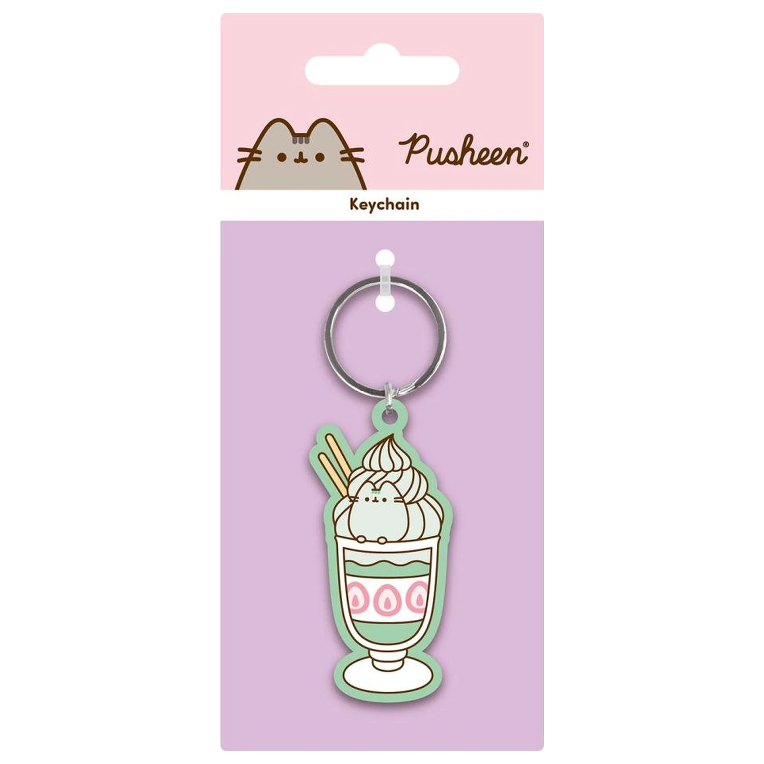 Pusheen Ice Cream Breloc din PVC poza produsului