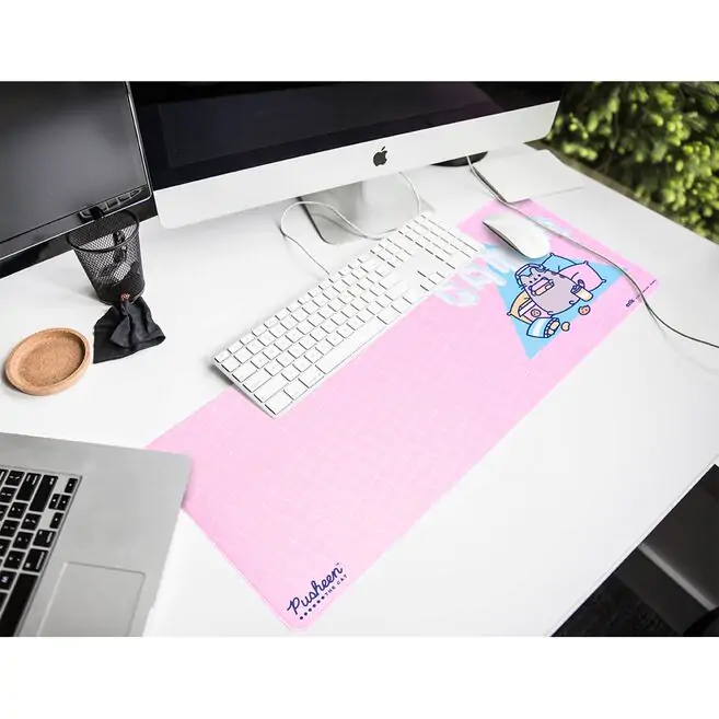 Pusheen gaming desk pad poza produsului