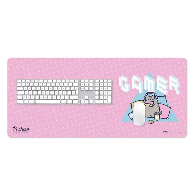 Pusheen gaming desk pad poza produsului