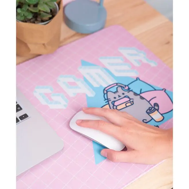 Pusheen gaming desk pad poza produsului