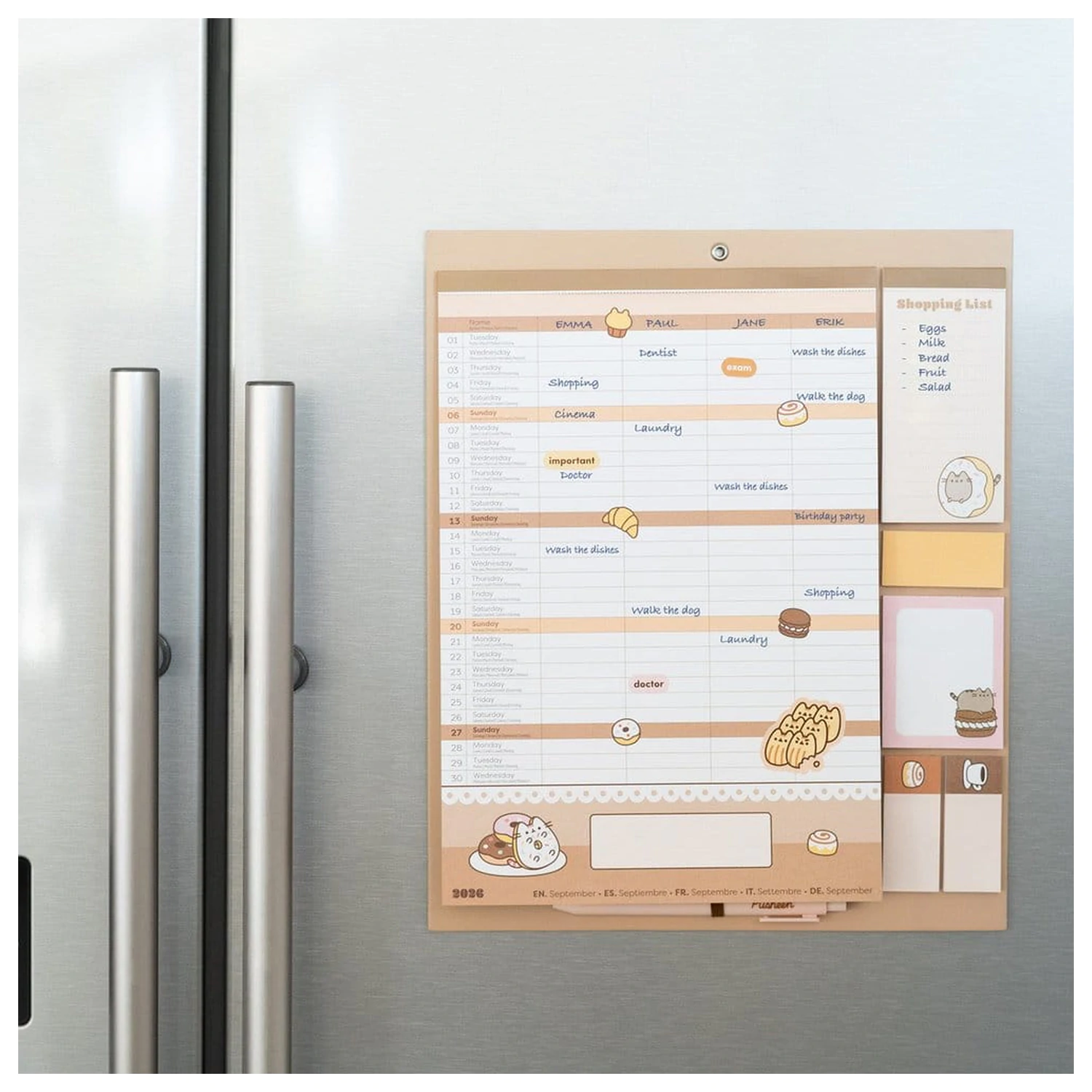 Pusheen Magnetic Planner 2026/27 30 x 35 cm poza produsului
