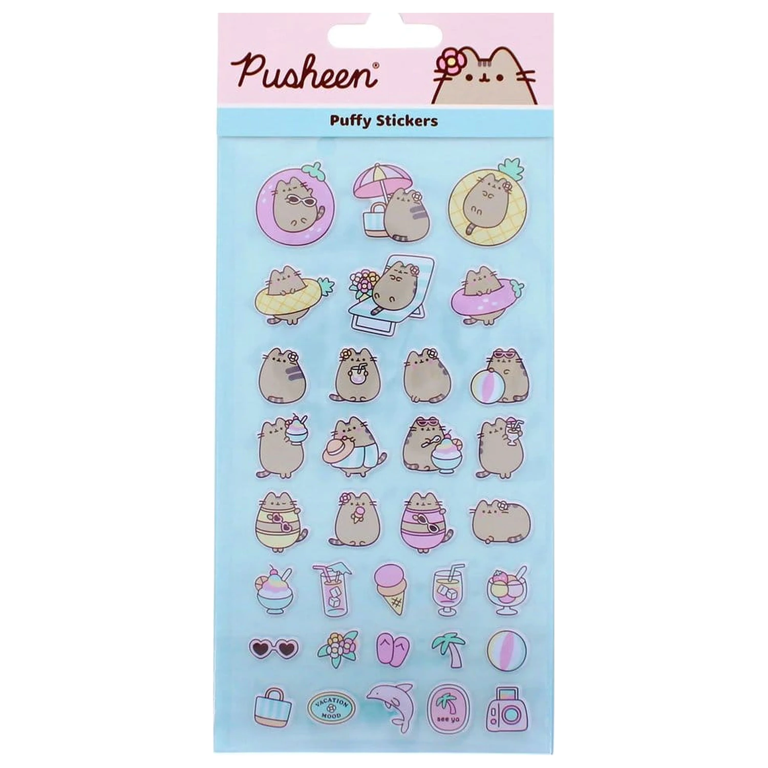 Set autocolante Pusheen poza produsului