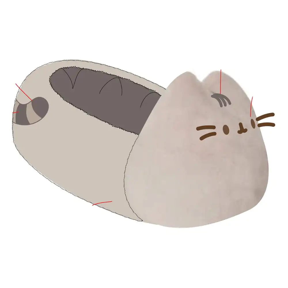 Pusheen Papuci bărbați L-XL poza produsului