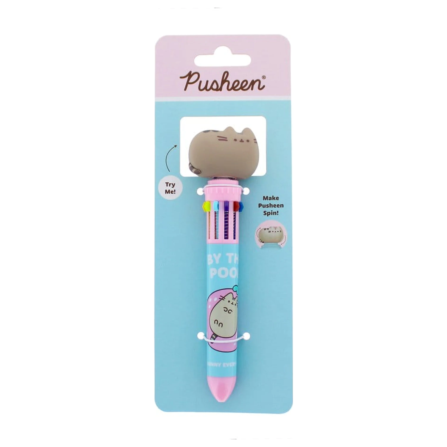 Pix multicolor Pusheen Spinny By The Pool albastru poza produsului