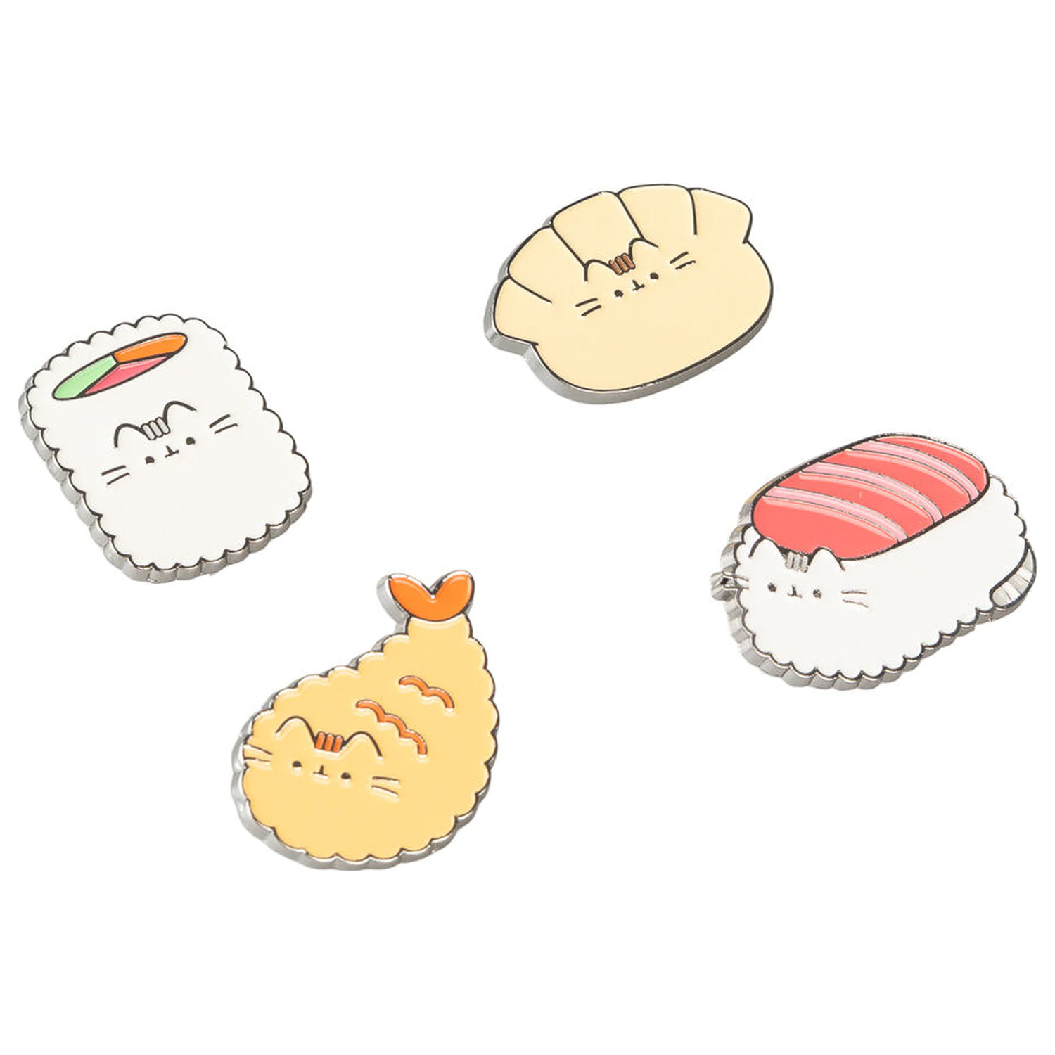 Pusheen Sushi Roll set 4 piese insigne poza produsului