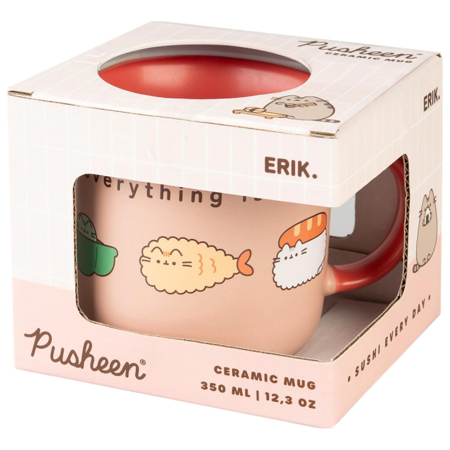 Cana premium Pusheen Sushi Roll poza produsului