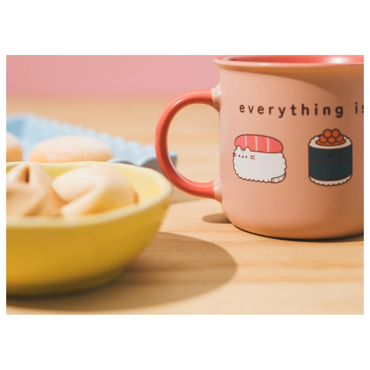 Cana premium Pusheen Sushi Roll poza produsului