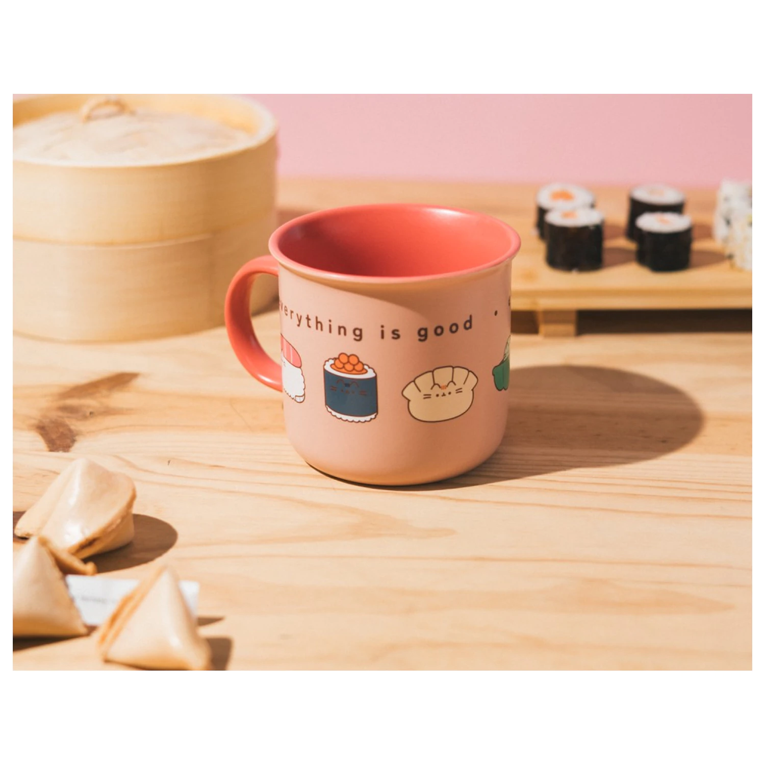 Cana premium Pusheen Sushi Roll poza produsului