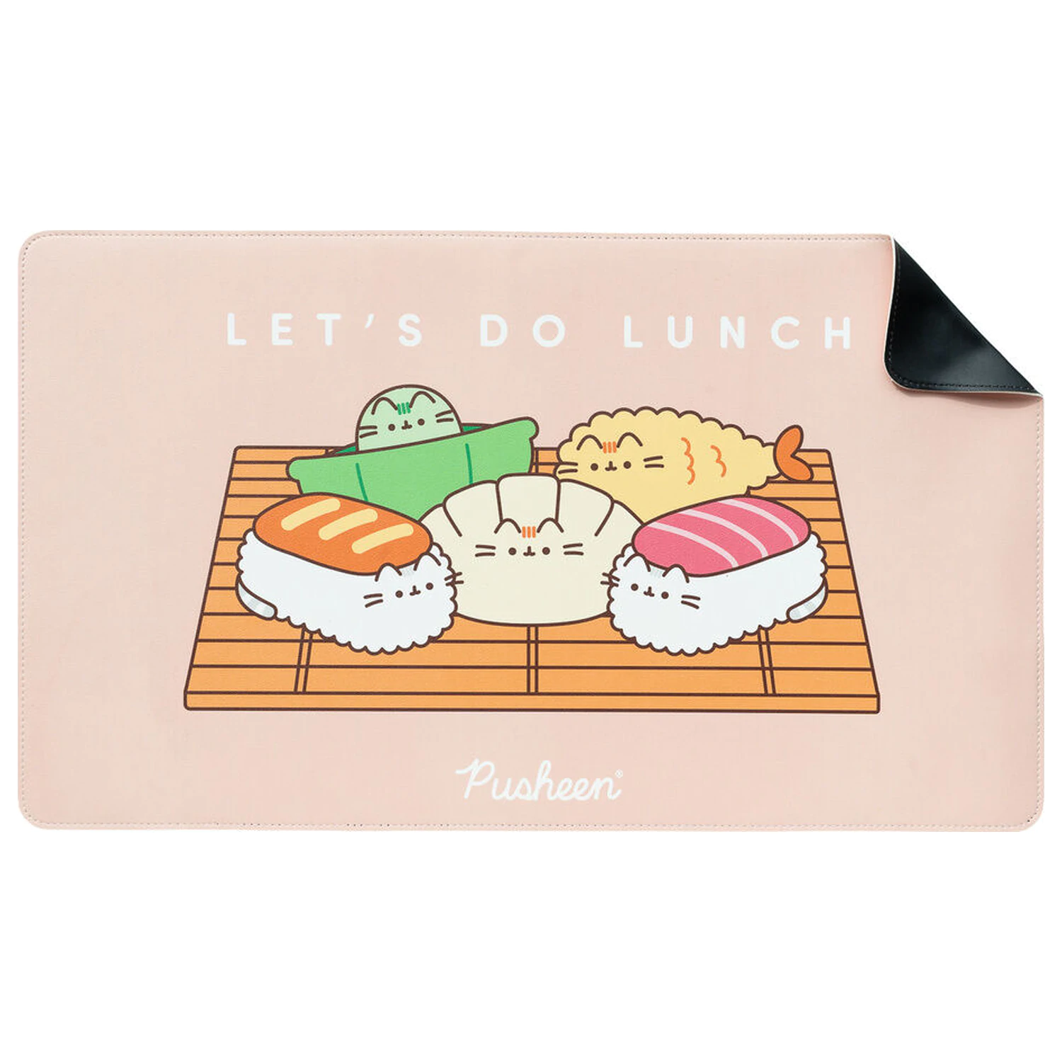 Pusheen Sushi Roll gaming desk mat poza produsului