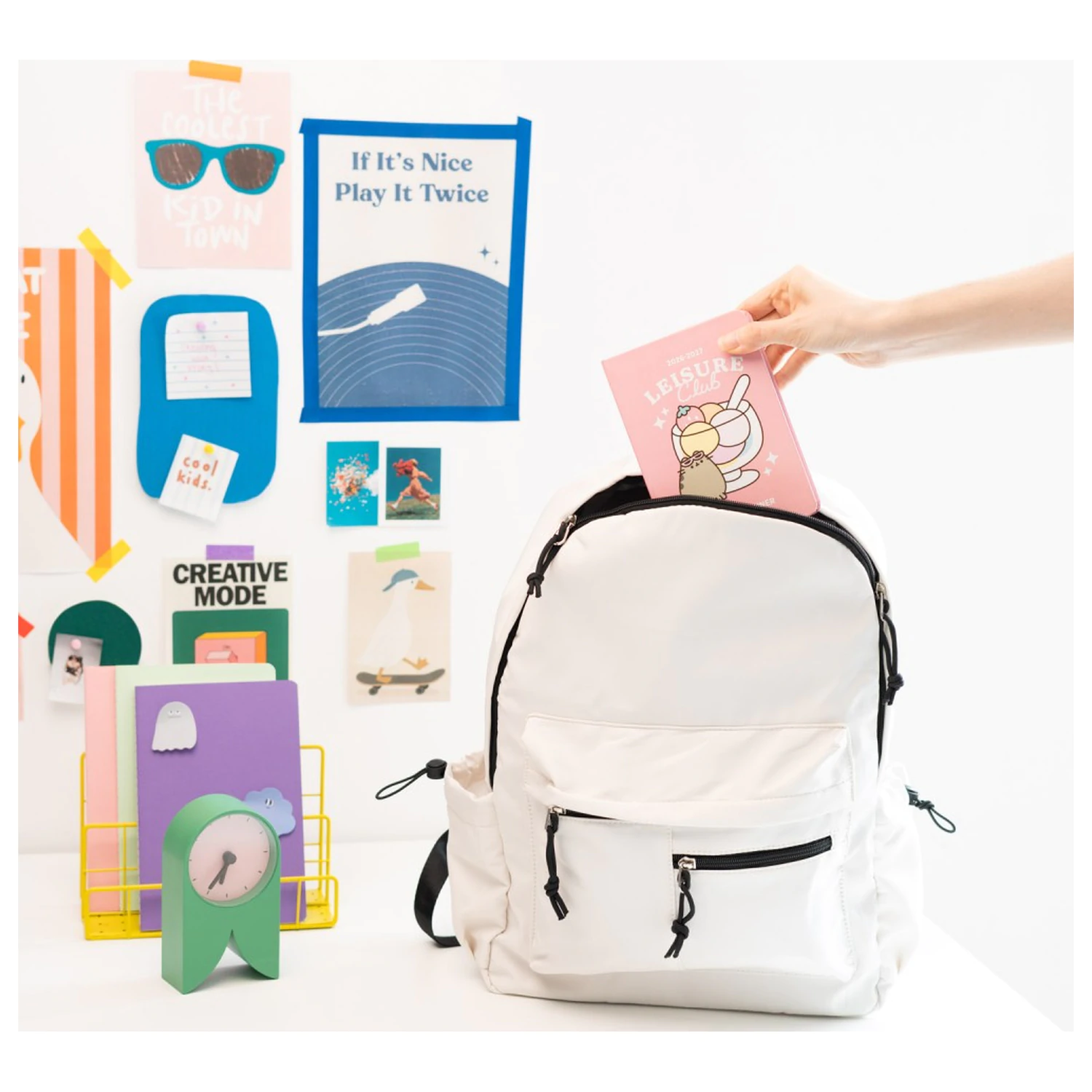Pusheen Academic Planner Tropical Vacation 2026/27 A6 Versiune engleza poza produsului