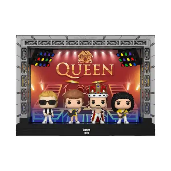 Queen Funko POP Moments Deluxe Figurine Vinil Set 4 Piese Wembley Stadium poza produsului