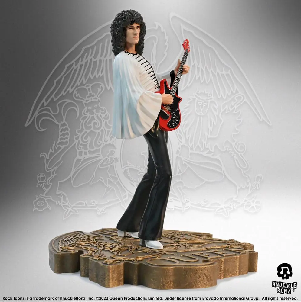 Statuie Queen Rock Iconz Brian May II (Sheer Heart Attack Era) 23 cm poza produsului
