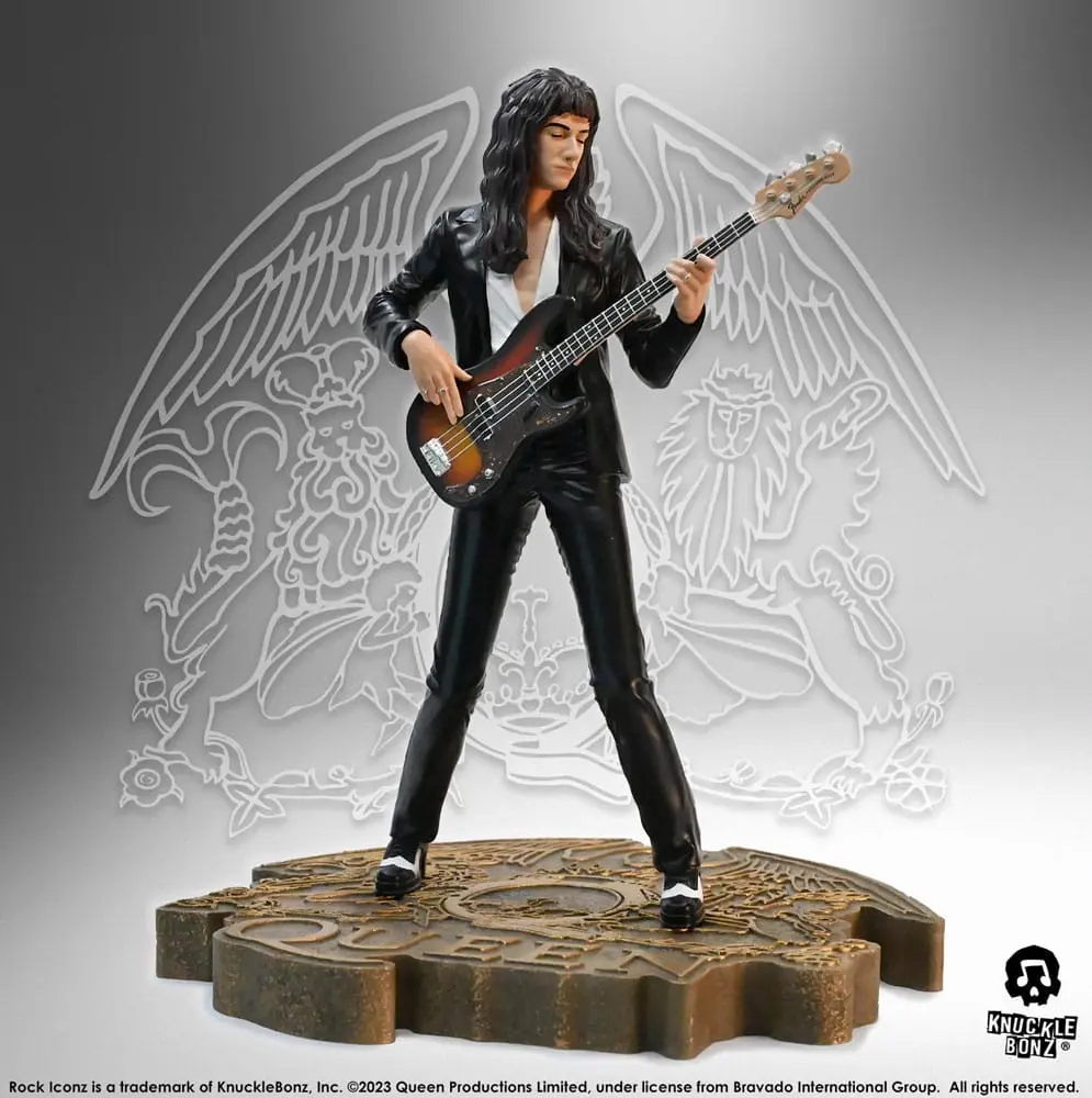 Statuie Queen Rock Iconz John Deacon II (Sheer Heart Attack Era) 23 cm poza produsului