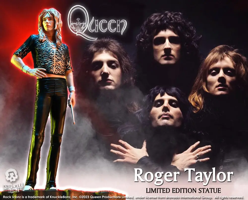 Queen Rock Iconz Statuie Roger Taylor II (Sheer Heart Attack Era) 23 cm poza produsului
