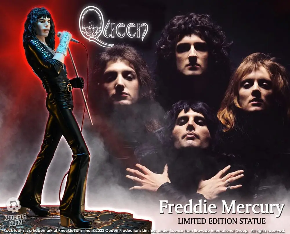 Statuie Queen Rock Iconz Freddie Mercury II (Sheer Heart Attack Era) 23 cm poza produsului