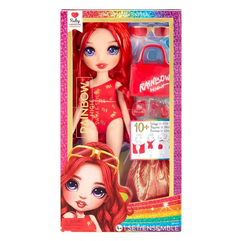 Rainbow Hig Under the sun Ruby păpușă 25cm poza produsului