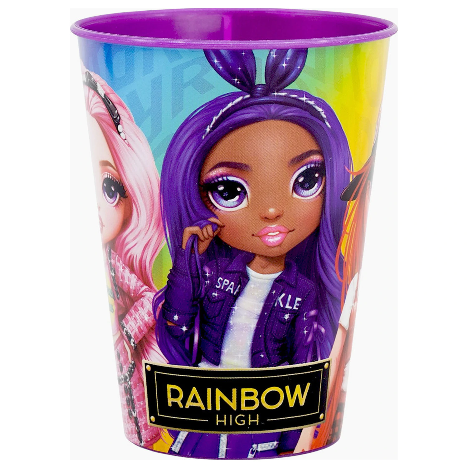 Rainbow High Besties cana de plastic 260 ml poza produsului