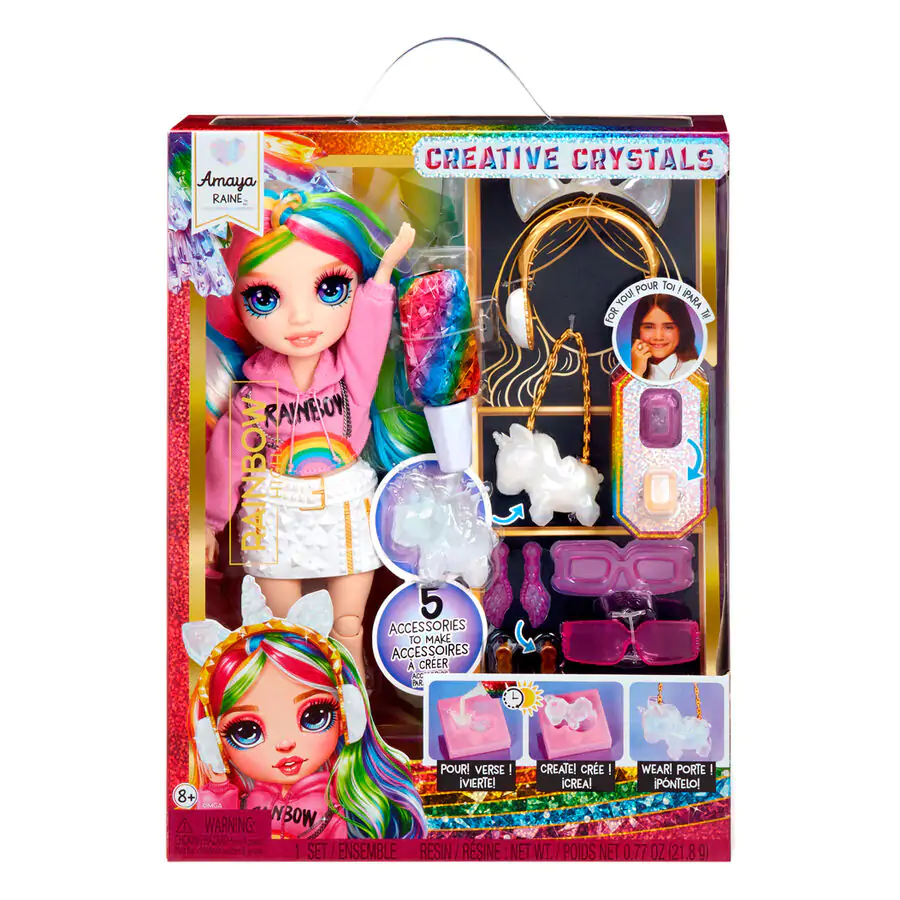 Păpușa Rainbow High Crystal Fashion Amaya poza produsului