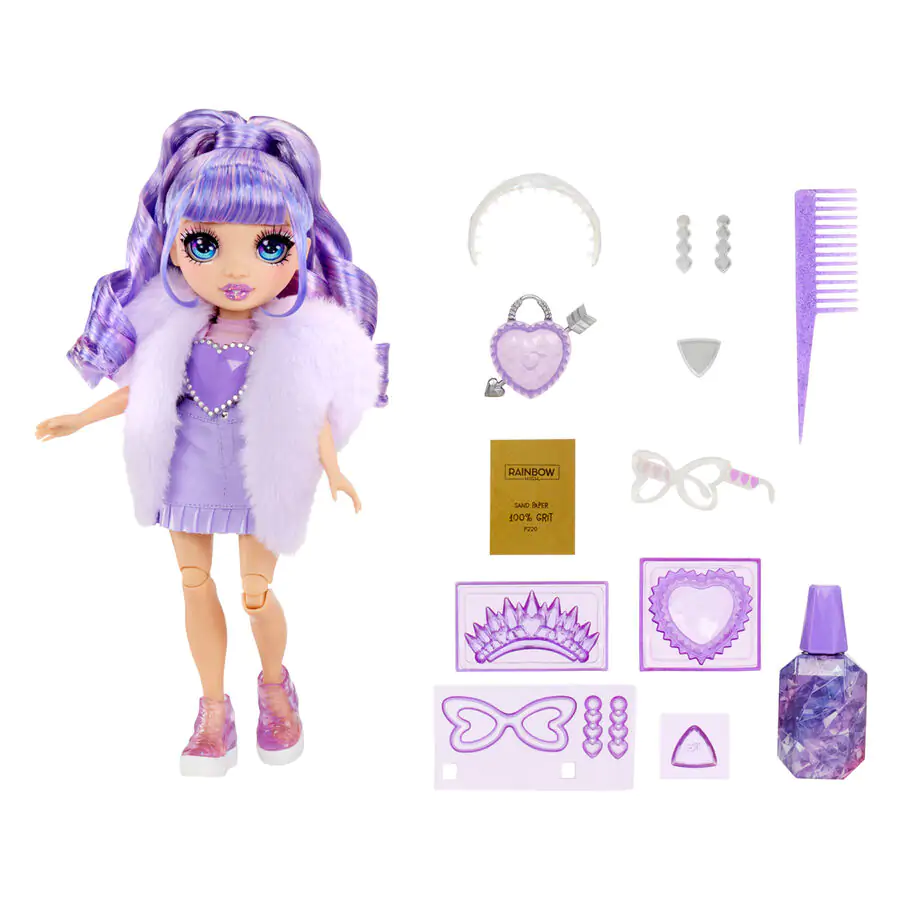 Păpușă Rainbow High Crystal Fashion Violet poza produsului