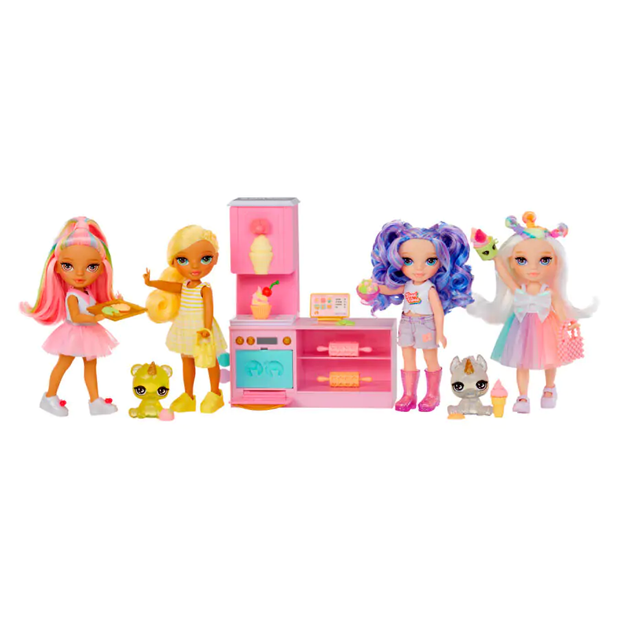 Rainbow High Little Dessert Shop cu Kandy playset și păpușă poza produsului