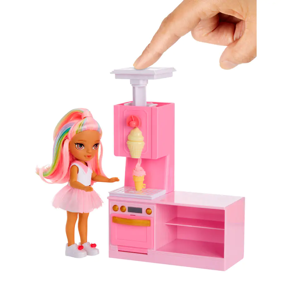 Rainbow High Little Dessert Shop cu Kandy playset și păpușă poza produsului