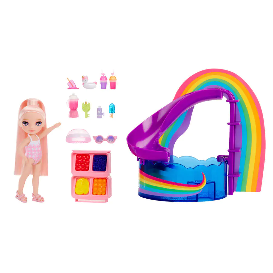 Rainbow High Little Pool Day with Blush set de joacă și păpușă poza produsului