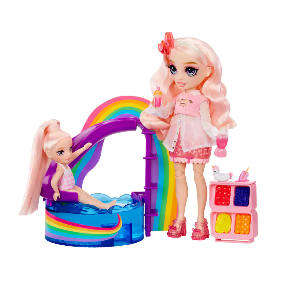 Rainbow High Little Pool Day with Blush set de joacă și păpușă poza produsului