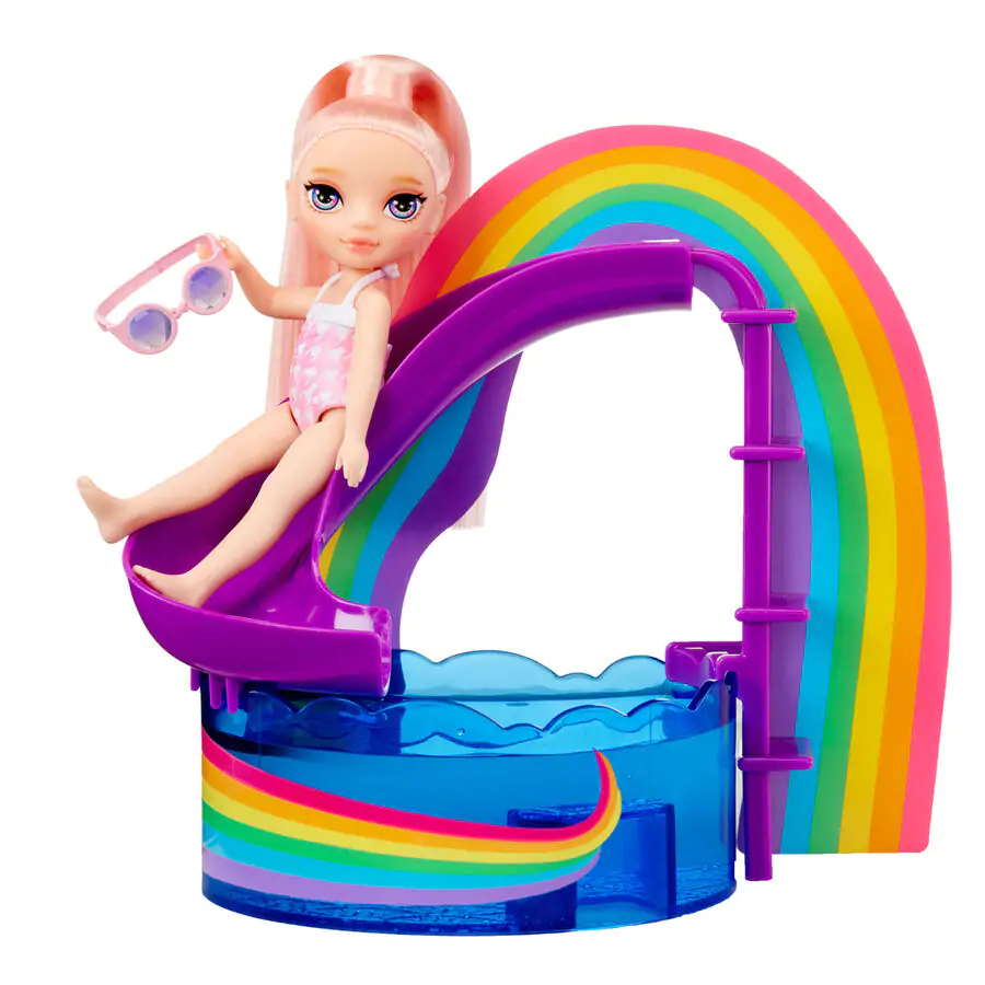 Rainbow High Little Pool Day with Blush set de joacă și păpușă poza produsului