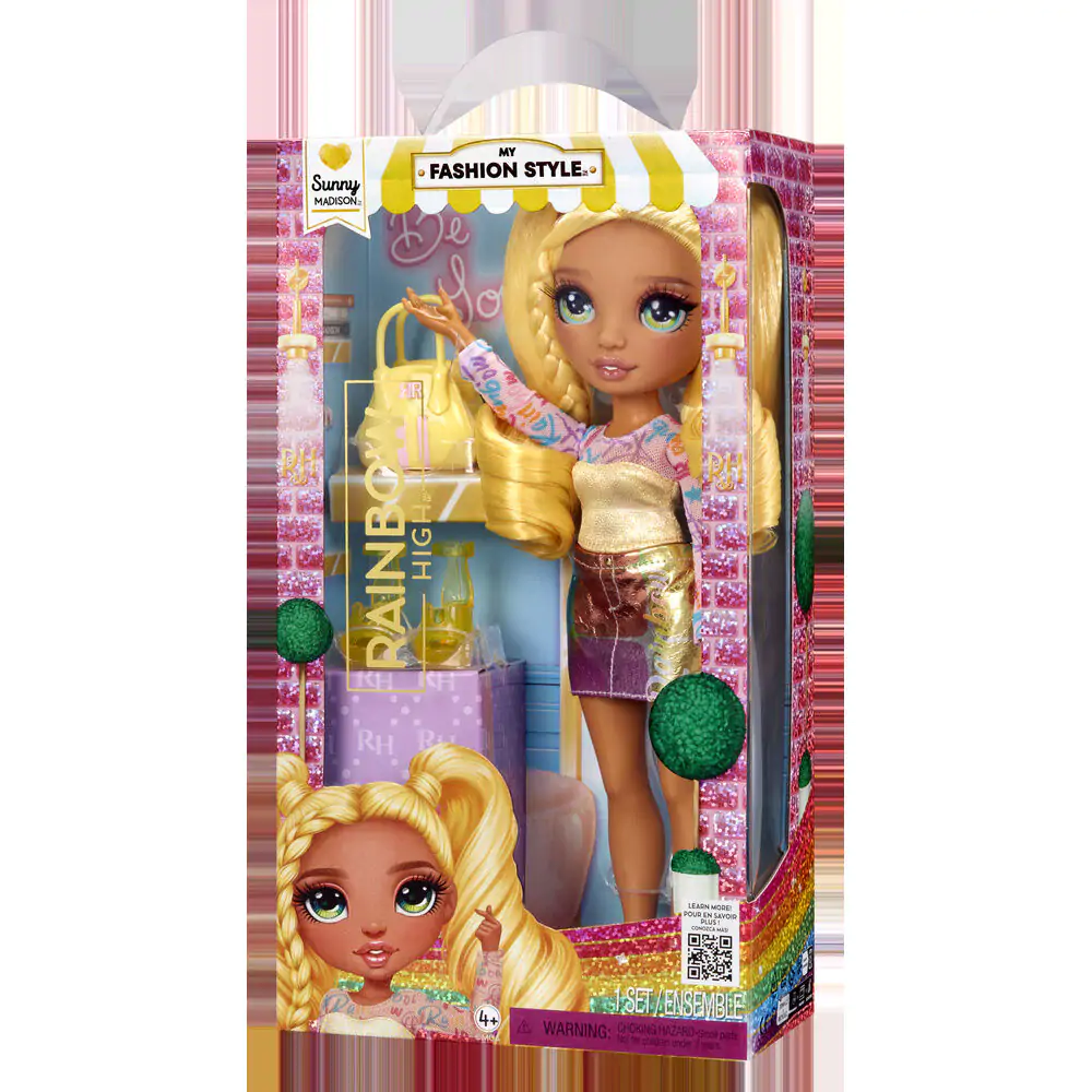 Rainbow High My Fashion Style papusa Sunny poza produsului