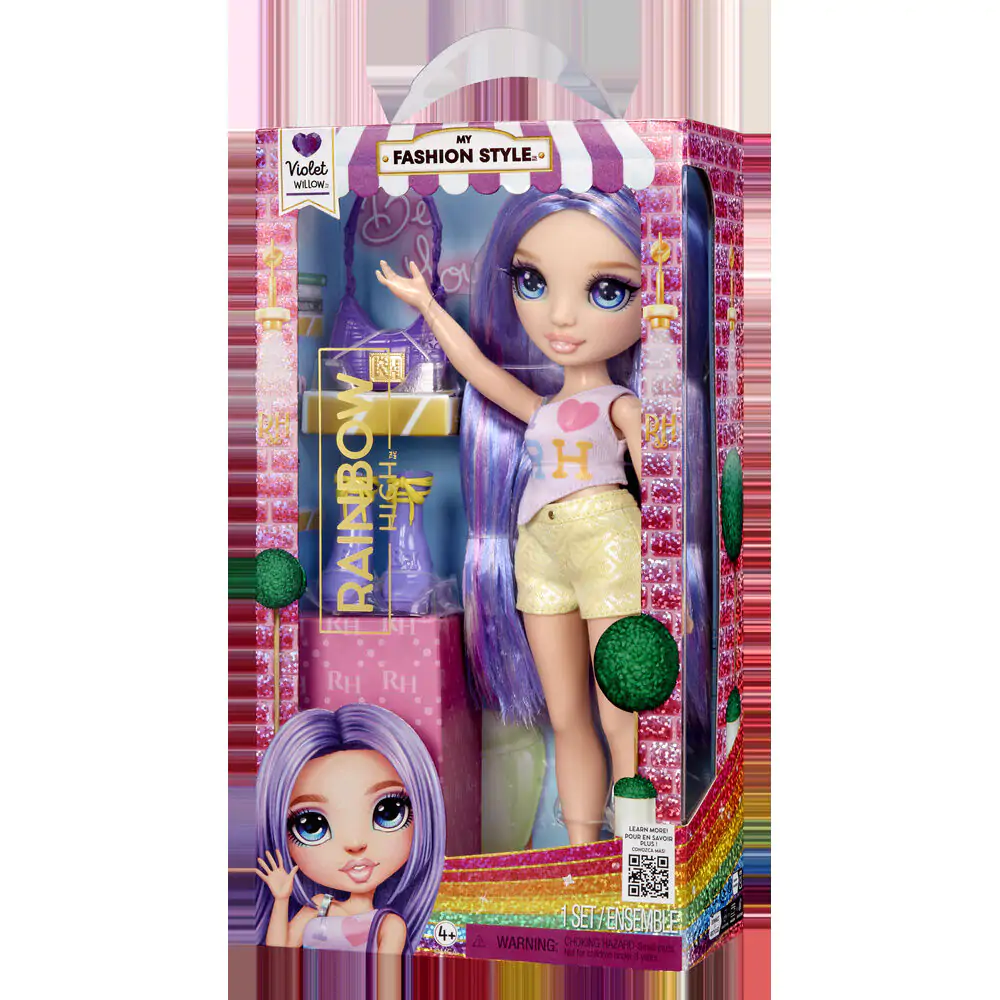 Rainbow High My Fashion Style papusa Violet poza produsului