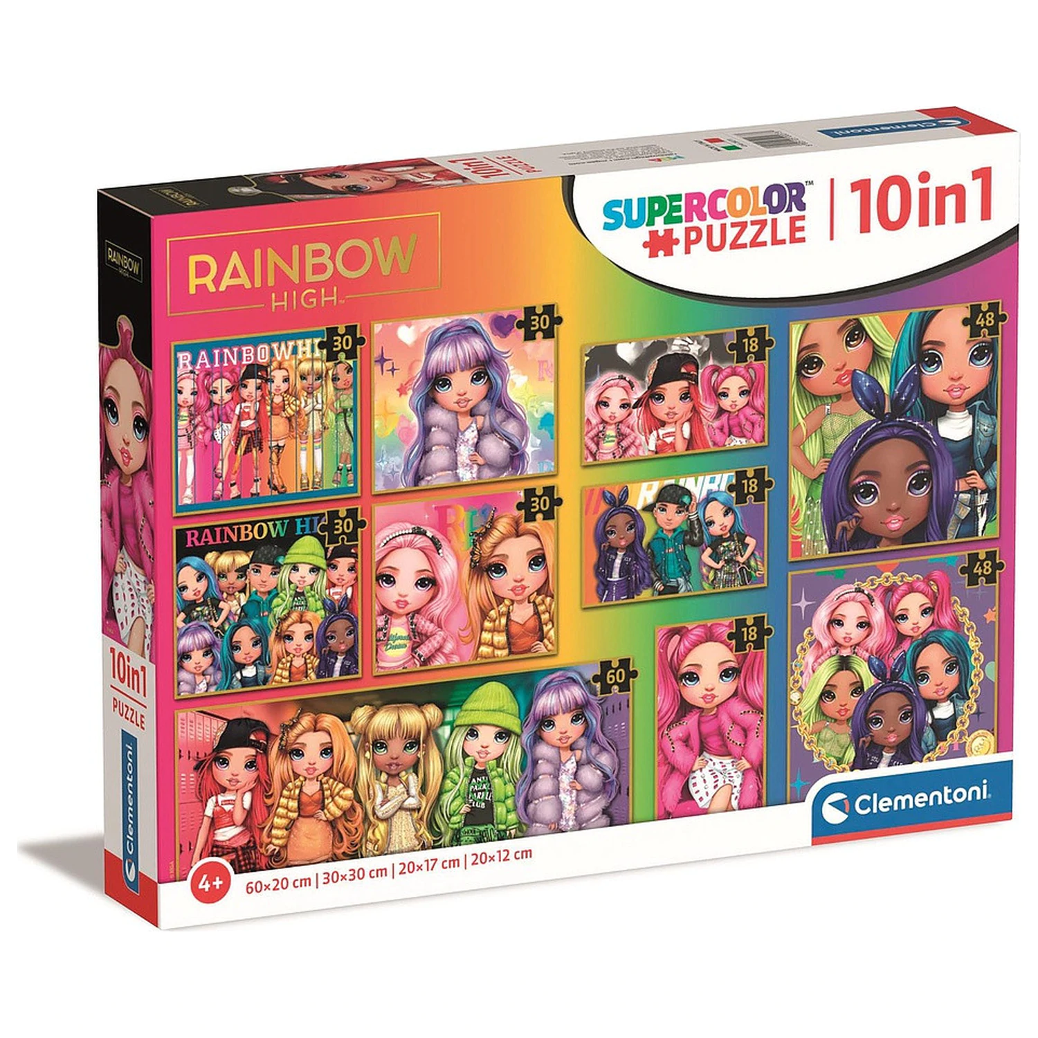 Rainbow High Personalities Puzzle 10 în 1 Clementoni poza produsului