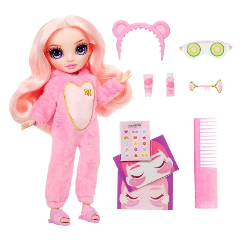 Păpușă Bella Rainbow High petrecere în pijamale 22cm poza produsului