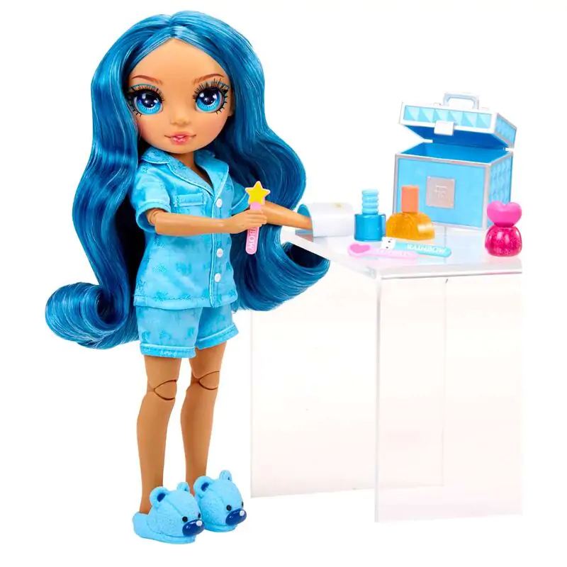 Rainbow High pyjama party Skyler doll 22 cm poza produsului