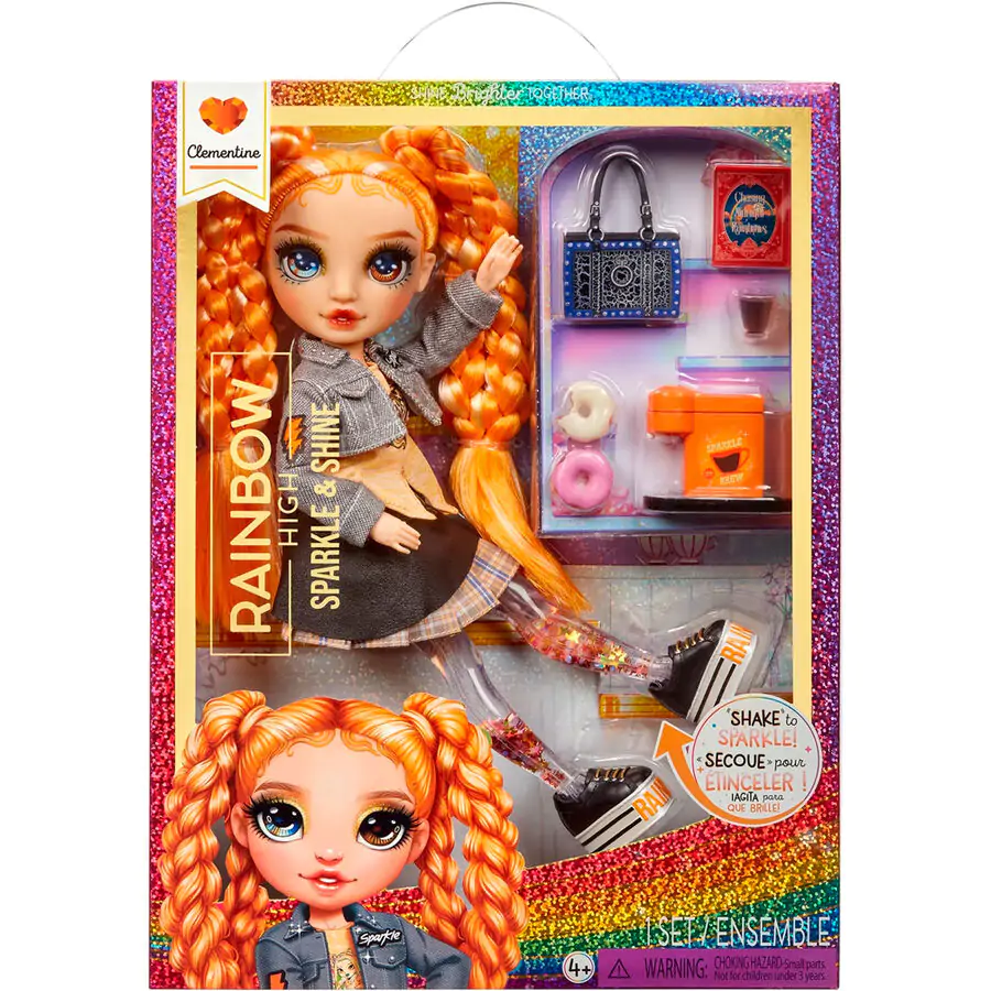 Păpușă Rainbow High Sparkle & Shine Clementine poza produsului