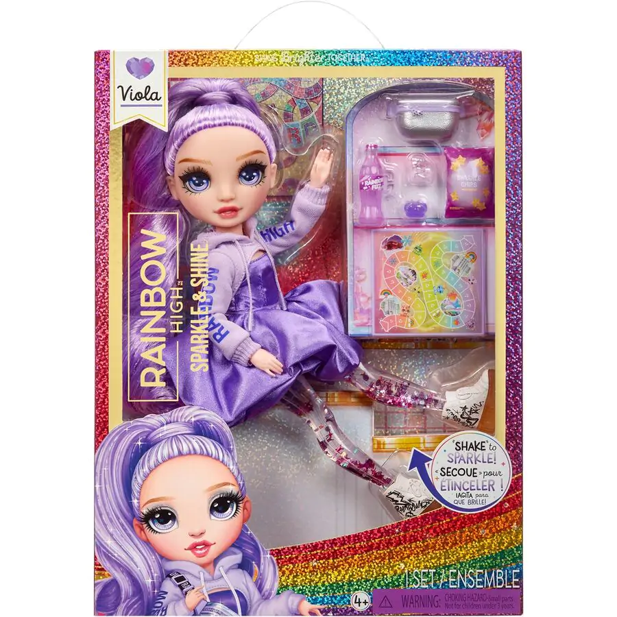 Rainbow High Sparkle & Shine Viola păpușă poza produsului