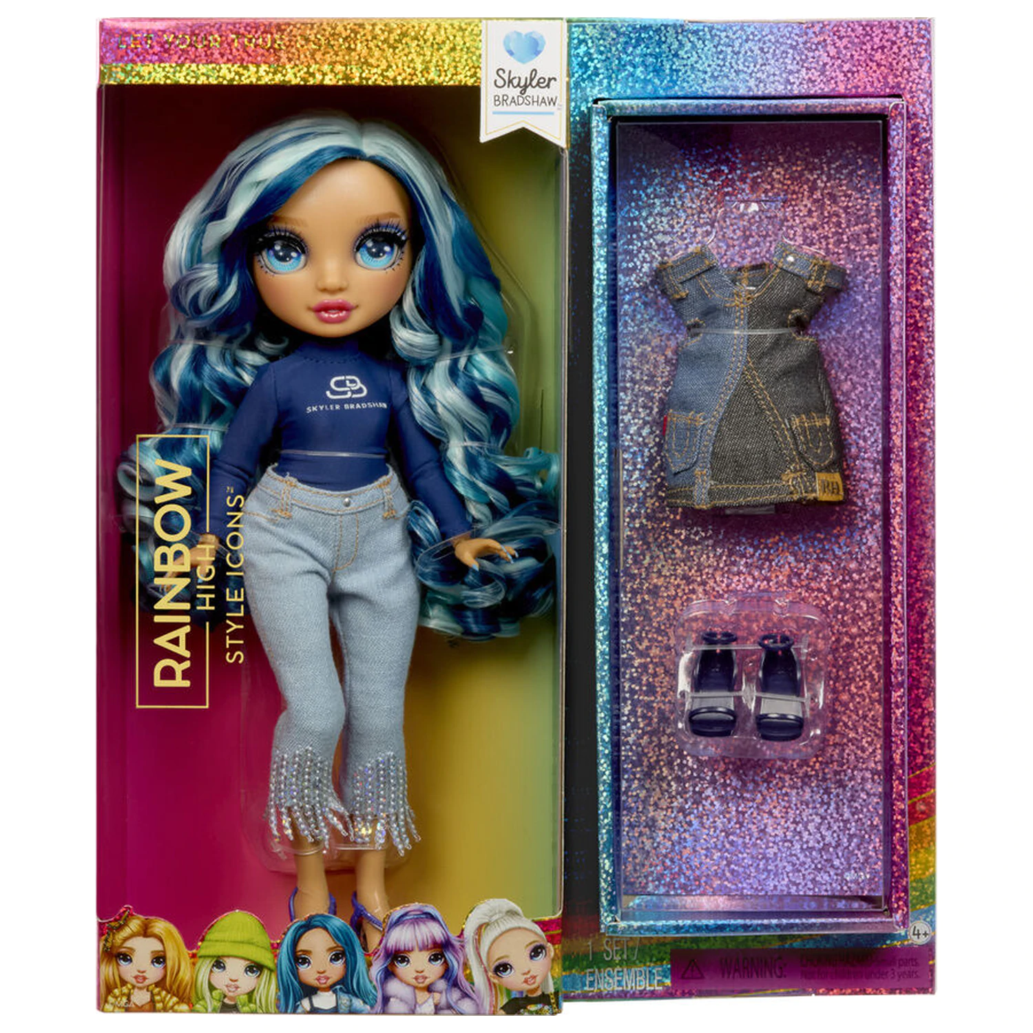 Păpușă Rainbow High Style Icons Fashion Dolls Skyler poza produsului