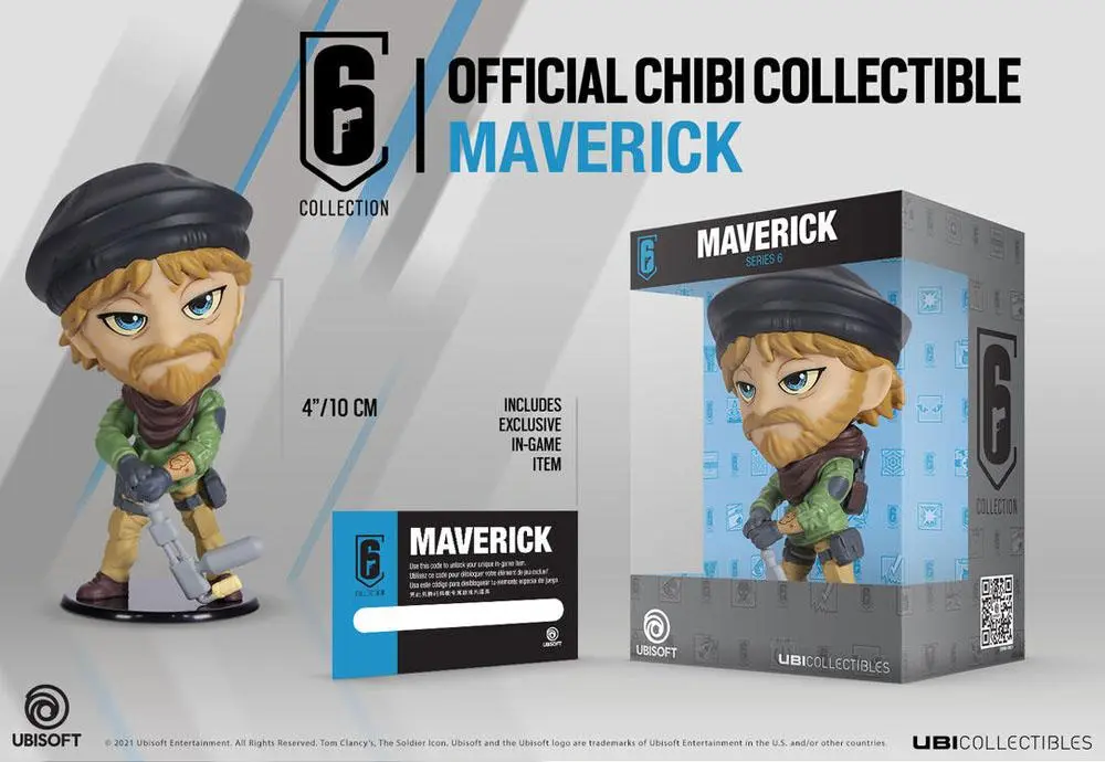 Rainbow Six Siege 6 Colecție Figurina Chibi Seria 6 Maverick 10 cm poza produsului