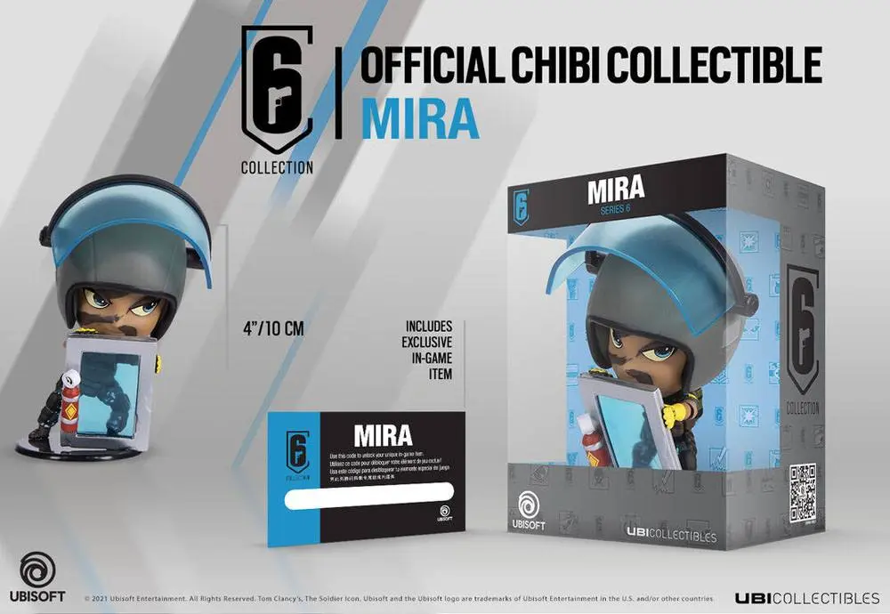 Rainbow Six Siege 6 Colecție Figurina Chibi Seria 6 Mira 10 cm poza produsului