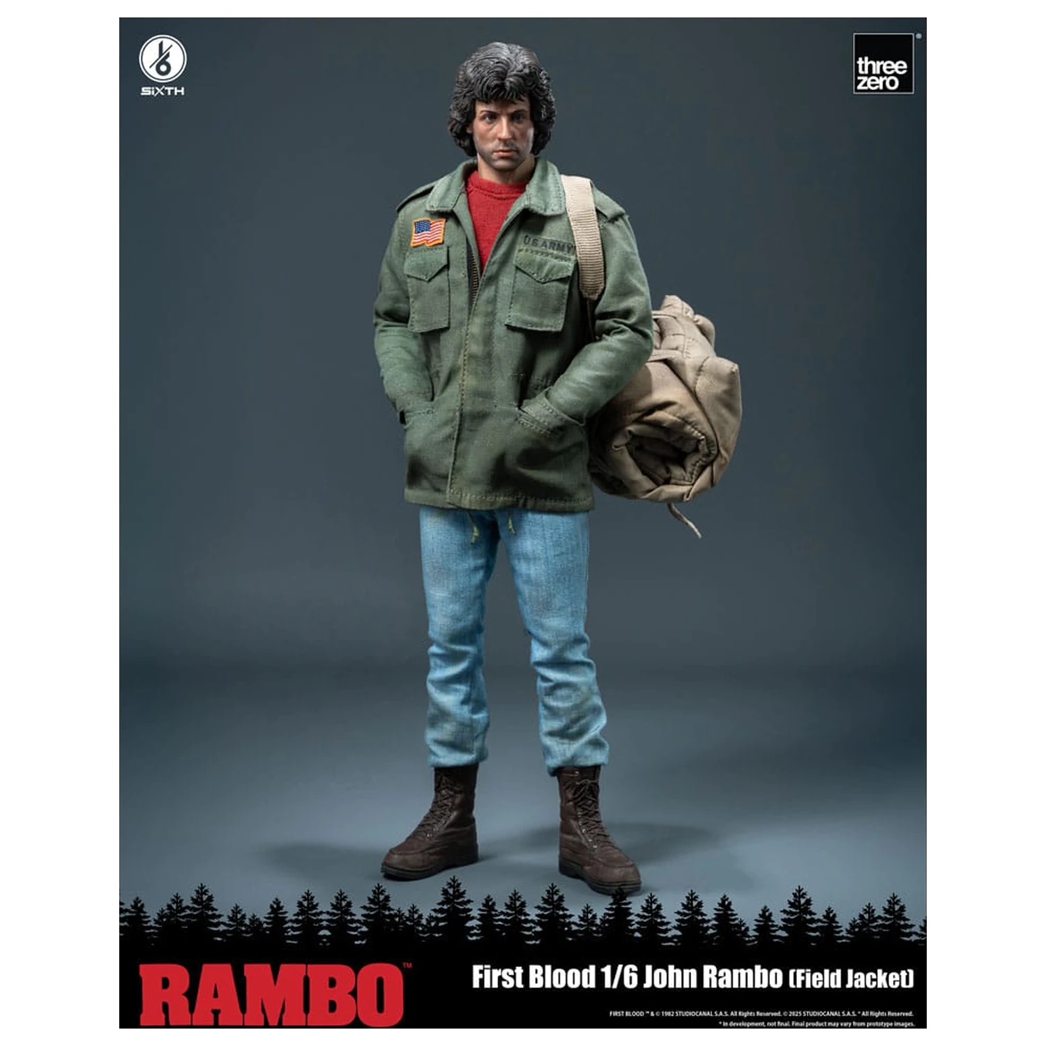 Rambo: First Blood Figurină de acțiune 1/6 John Rambo (Field Jacket) 31 cm poza produsului