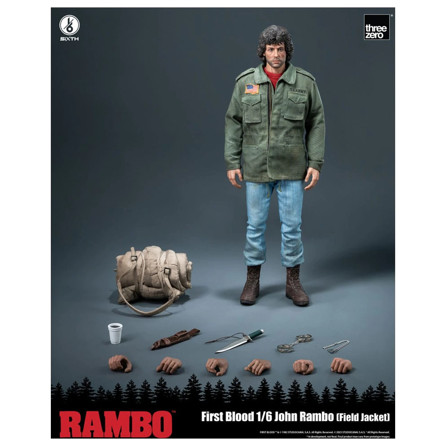Rambo: First Blood Figurină de acțiune 1/6 John Rambo (Field Jacket) 31 cm poza produsului