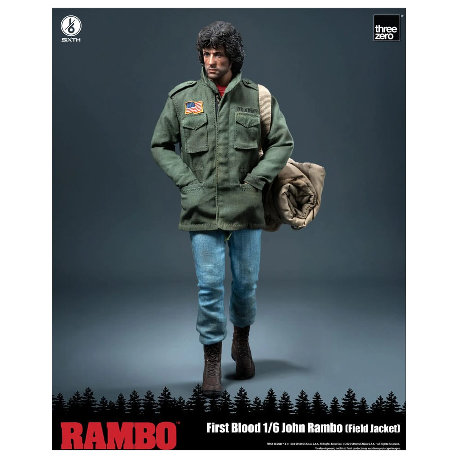 Rambo: First Blood Figurină de acțiune 1/6 John Rambo (Field Jacket) 31 cm poza produsului