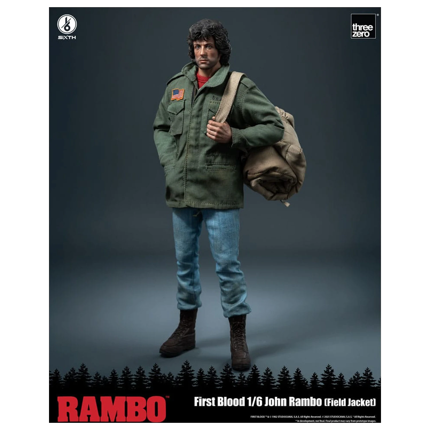 Rambo: First Blood Figurină de acțiune 1/6 John Rambo (Field Jacket) 31 cm poza produsului
