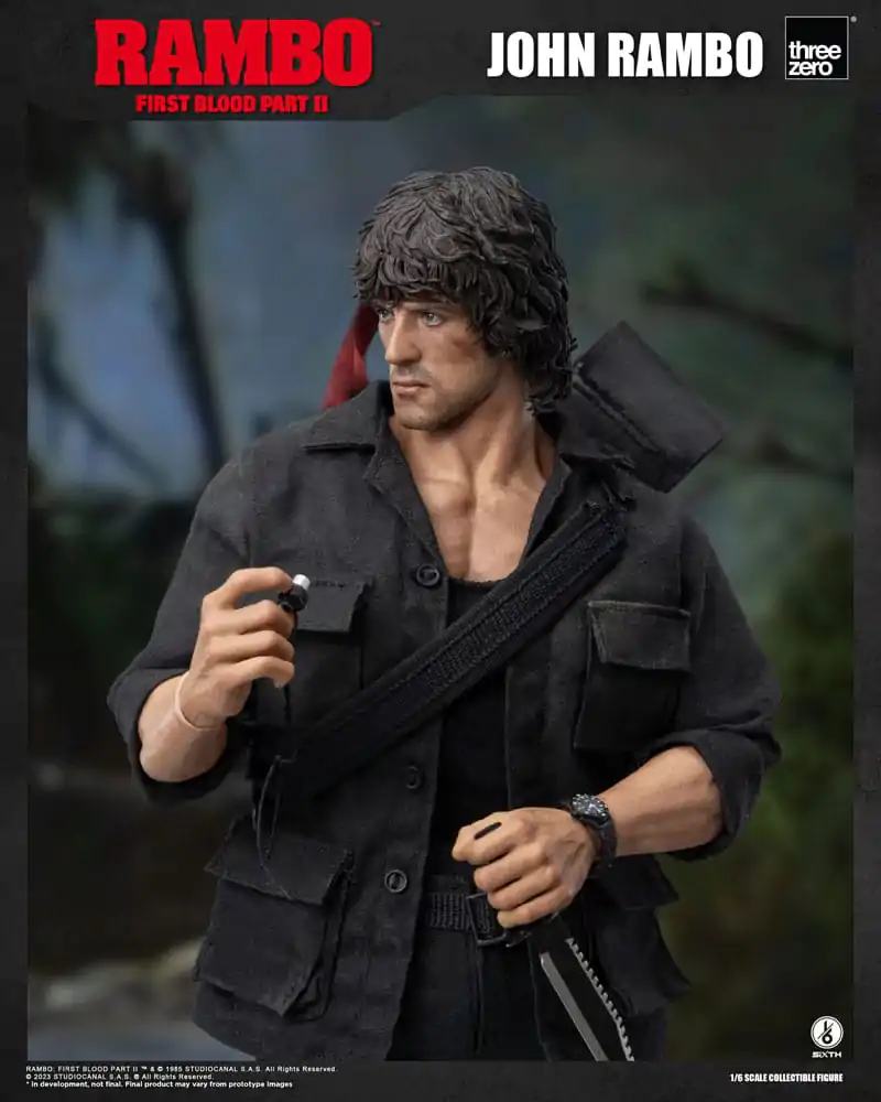Figurină de acțiune Rambo: First Blood II 1/6 John Rambo 30 cm poza produsului