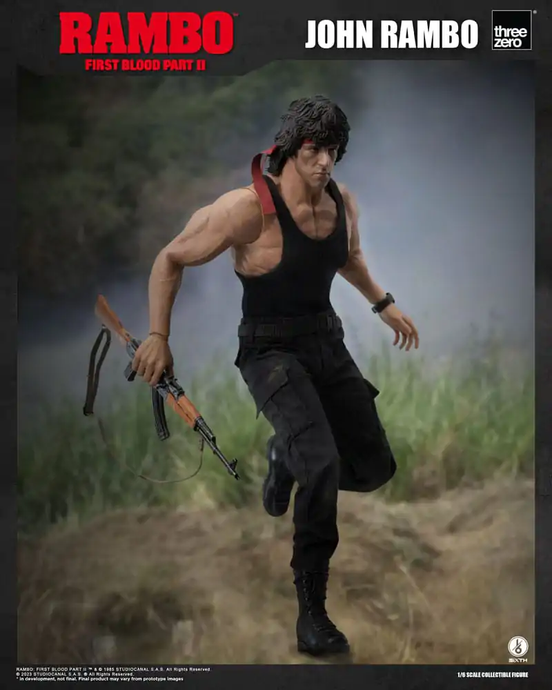 Figurină de acțiune Rambo: First Blood II 1/6 John Rambo 30 cm poza produsului