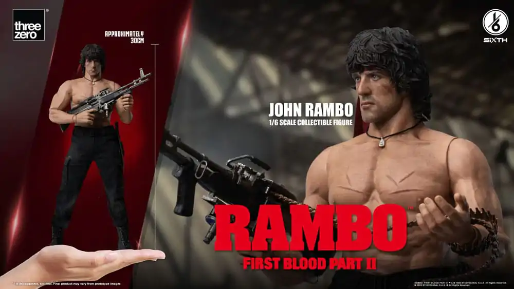 Figurină de acțiune Rambo: First Blood II 1/6 John Rambo 30 cm poza produsului